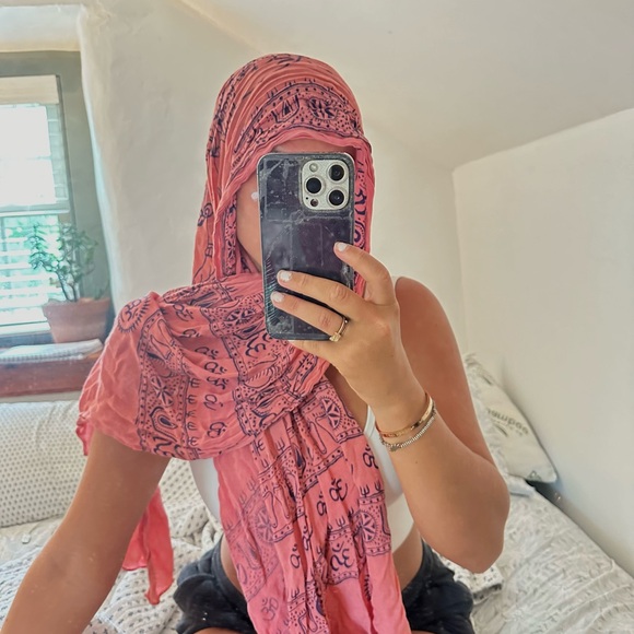 Pink pashmina - Picture 2 of 4